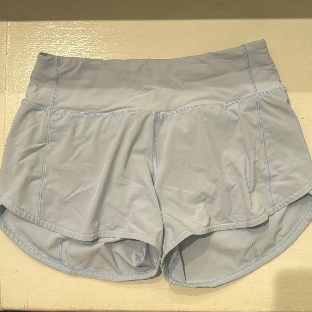 Light blue lululemon shorts. Size 4